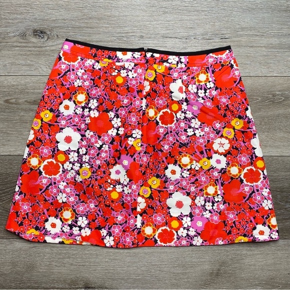 Victoria Victoria Beckham Women’s Printed Floral ALine Miniskirt Size 6 UK 10 - Picture 4 of 16